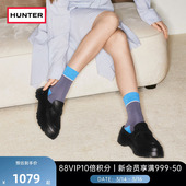 包头鞋 HUNTER女鞋 休闲简约防水外穿拖鞋 乐福鞋 轻便厚底增高穆勒鞋