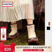 HUNTER女鞋 雪地靴加厚户外冬靴内置防水袜套休闲鞋 冬季 摇粒绒短款