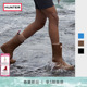 HUNTER雨靴男鞋 厚底增高中筒露营休闲靴 哑光户外防水防滑酷玩雨鞋