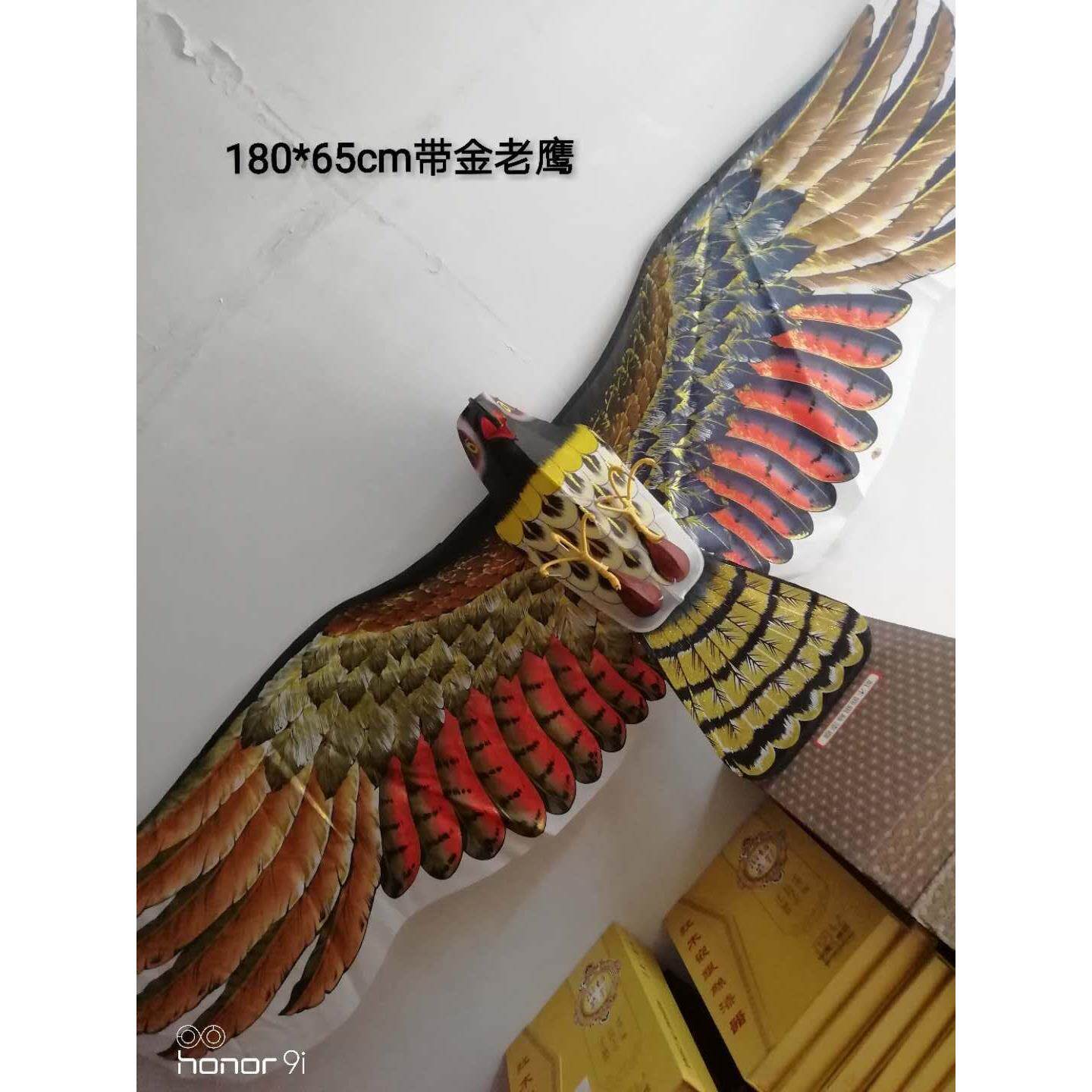 包邮潍坊传统老鹰放飞风筝竹子骨架中国风装饰高档礼盒工艺品礼品