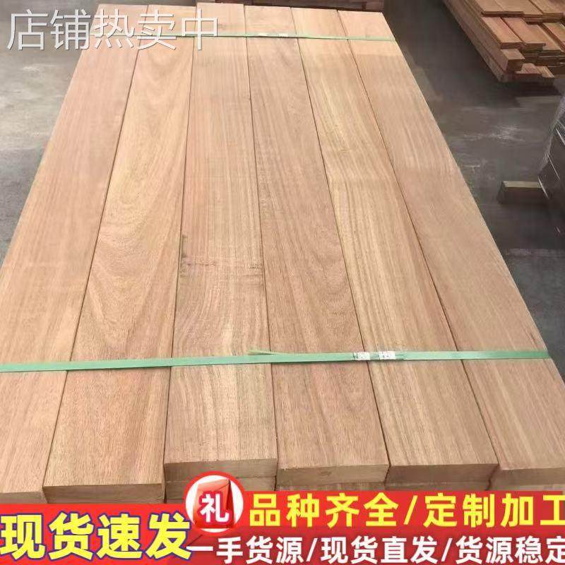厂家南美柚木 原木板材 非洲菠萝格防腐木料加工古建工程柚木板材