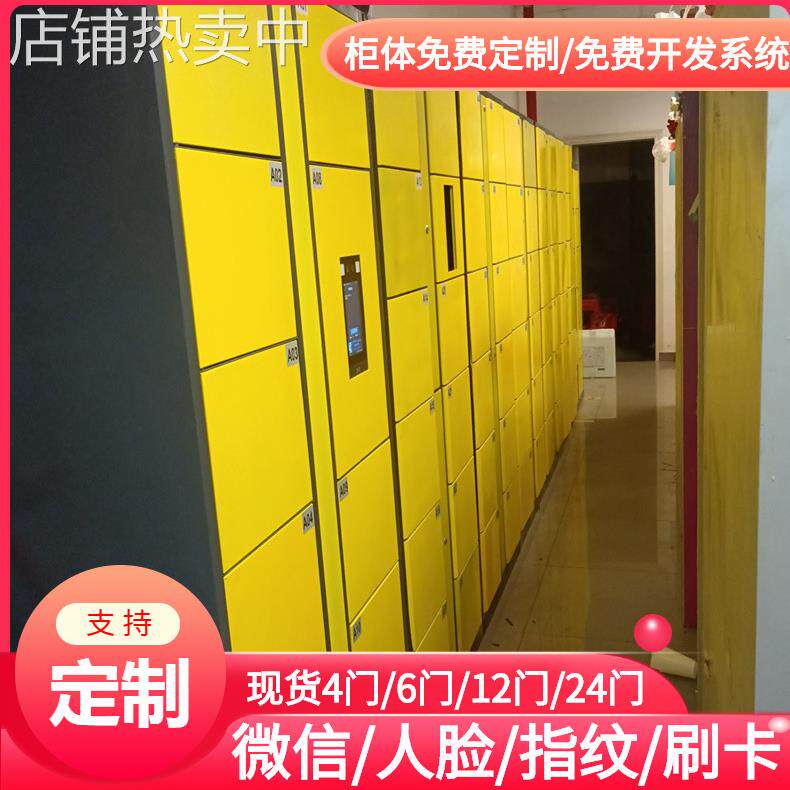人脸识别智能储物柜/共享寄存柜/公司单位存包手机平板电脑充电柜