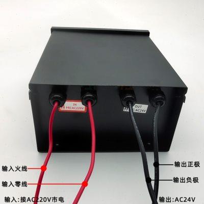 户外防水led数码管洗墙灯点光源专用电源护栏管变压器24V开关电源
