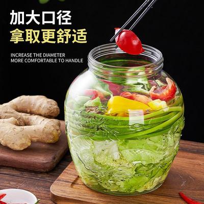 泡菜坛子家用玻璃腌菜罐子咸菜酸菜缸腊八蒜腌制容器食品级密封罐