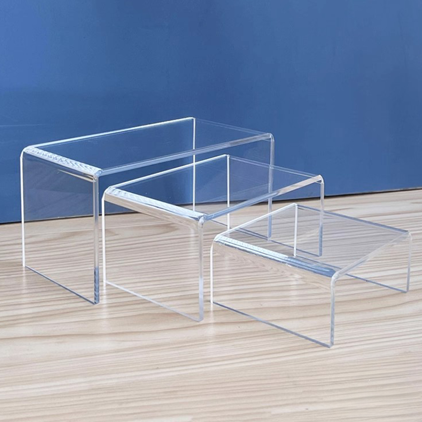 透明 U 型置物托架 家居收纳 古玩陈列 博物馆展示 手办盲盒架