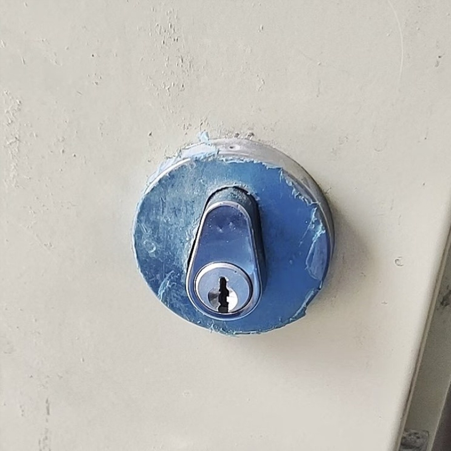 管井逃生通开锁芯全套锁芯大全换芯防火通道消防门锁通用型老式门图片