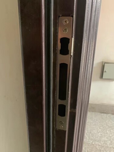 老式大全挡板修复导向防盗门锁