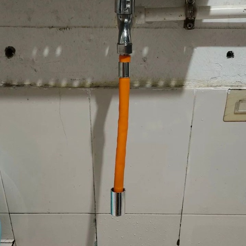 洗手盆洗头洗脸盆外接水管水龙头家用卫生间延伸器拉伸加长伸缩