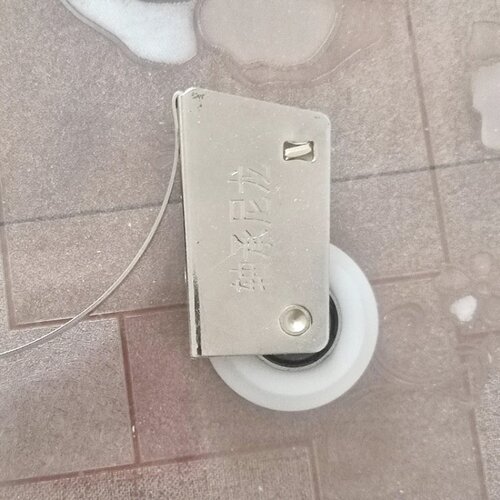 地滑轮轨道下轮趟门轮钛合金橱柜配件移门轮凸轮轨道轮凹槽轮