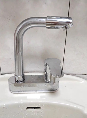 洗手盆水龙头卫生间冷热水双孔洗面盆洗脸盆面盆全铜家用老式
