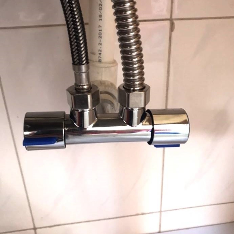 马桶一分二304洗衣机龙头三角阀双控三通角阀多功能接头双水龙头