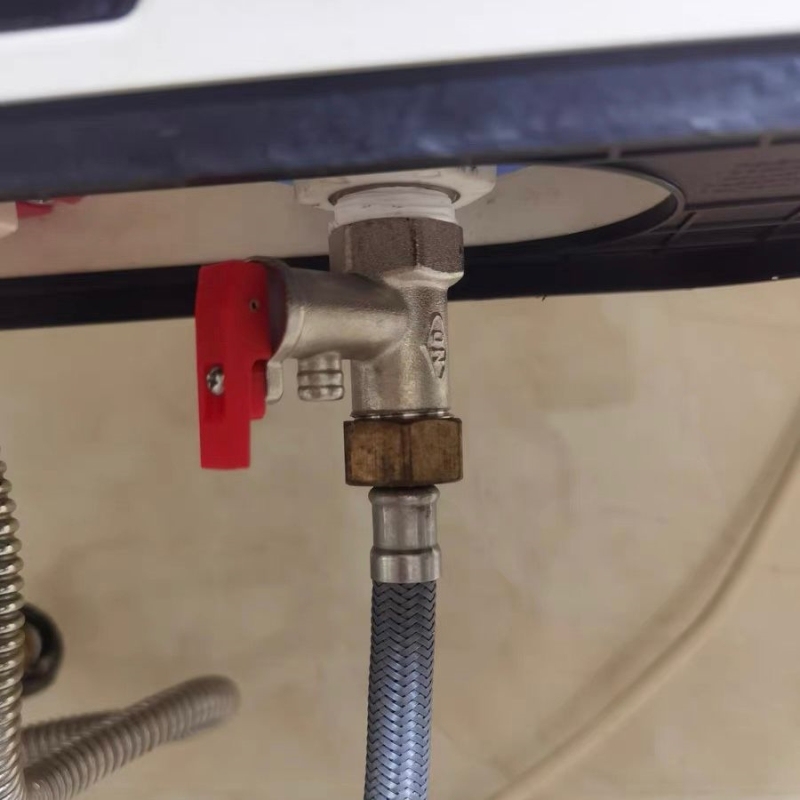 加厚止回阀泄压阀小厨宝配件减压阀电热水器安全阀单向阀全铜通用