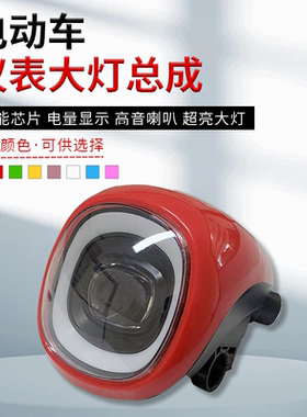 电动车48V电量显示大灯总成