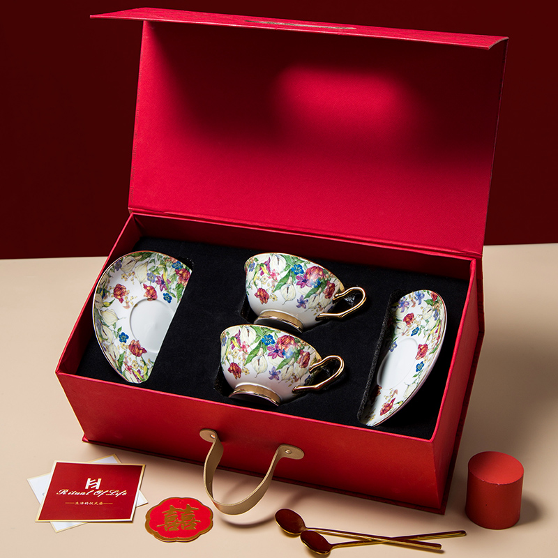 高档精致套装骨瓷下午茶杯套装