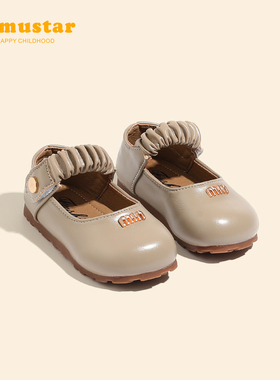 女童鞋子2025春秋新款小童洋气玛丽珍鞋女宝宝单鞋韩版女宝公主鞋