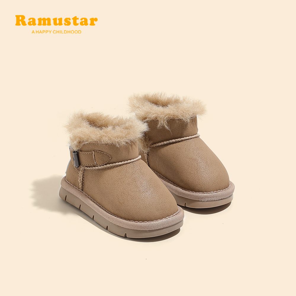 女童雪地靴加绒加厚冬季靴子