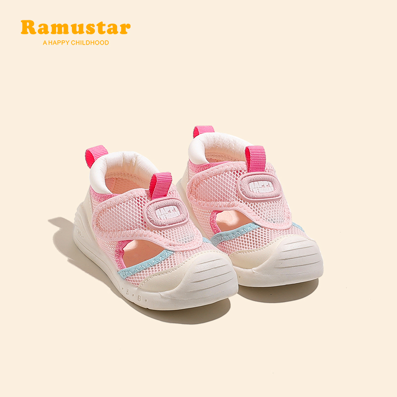 男女宝宝凉鞋夏季2025新款软底