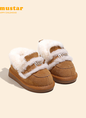 宝宝雪地靴女2024冬季新款加绒加厚婴儿鞋子男宝冬鞋保暖女宝棉鞋