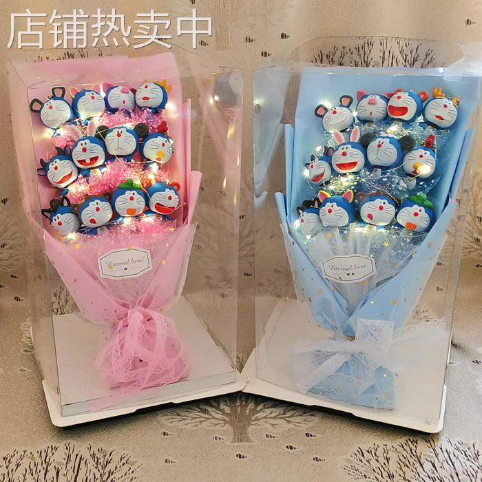 ins创意生日礼物卡通玩偶公仔礼盒花束闺蜜女友毕业少女心