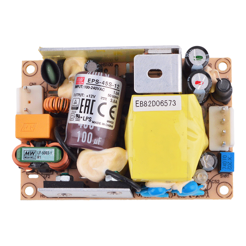 台湾明纬EPS-45S-12开关电源45W12V3.8A直流稳压PCB基板裸板型