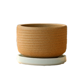 纯色陶瓷花盆托盘小号大号圆形接水盘创意托盘盆栽底座花瓶花盆垫