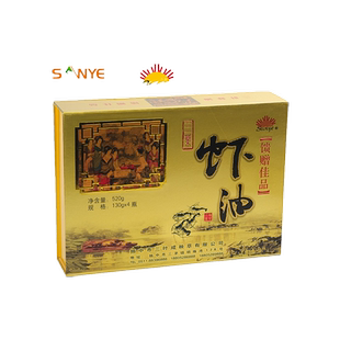 包邮 扬中特产三叶咸秧草下饭菜正宗即食海鲜麻虾酱礼盒装130gx4