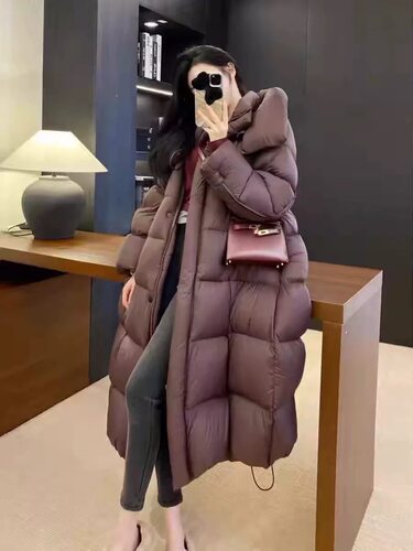 3/5 封面款高品质大牌鹅绒羽绒服女高充绒量极寒加厚长款