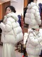 加厚云朵鹅绒 90白鹅绒泡芙羽绒服女2026冬时尚 后背纽扣短款