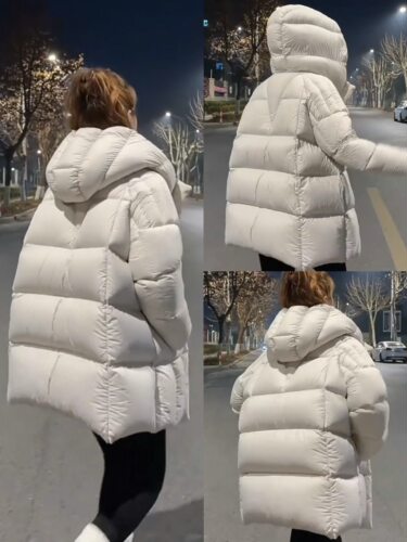 中长款鹅羽绒服加厚显瘦