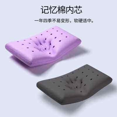 慢回弹记忆棉枕头成人护颈椎不塌陷变形学生宿舍单人面包竹炭枕芯