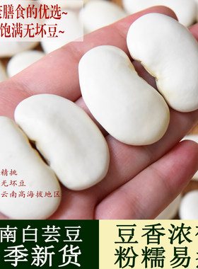 云南农家精挑大白芸豆粉糯易煮