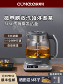 欧美2025新型蒸汽泡茶机全自动保温养生水煮一体机电茶壶泡茶机