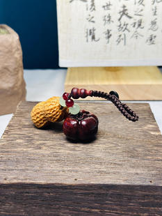 紫檀 好柿发生手机挂件包包挂链