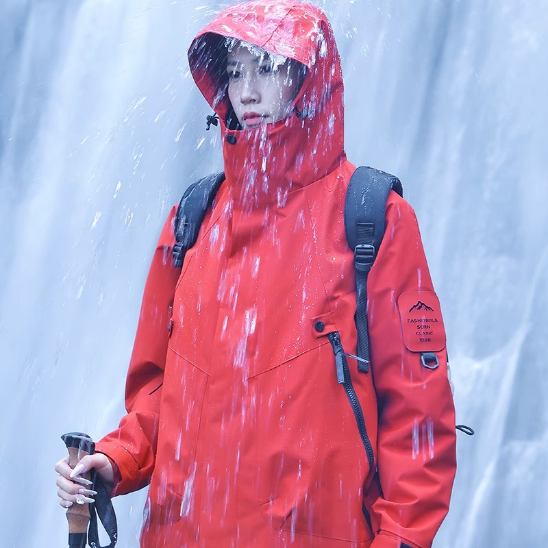 三合一防水冲锋衣小个子女款2025新款春秋外套户外进藏登山服潮男