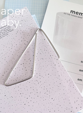 paperbaby 超大号异形回形针文具手帐拍纸本收纳夹票据夹
