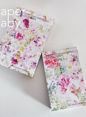 paperbaby /售罄不补/ 水彩点点 M5 A7 双面便签本 手帐素材