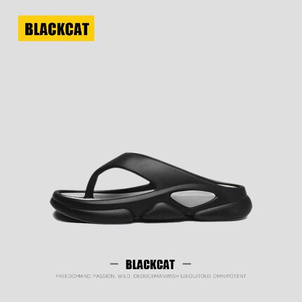 美国BLACKCAT人字拖男士夏季海边可下水沙滩鞋男款高端凉拖鞋防滑