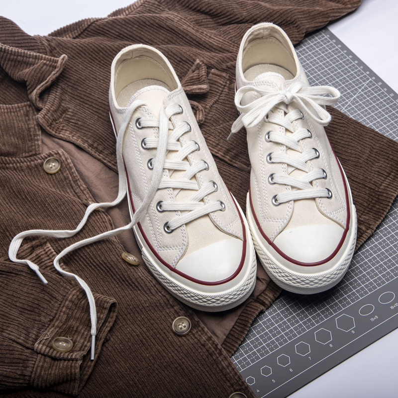 白色低帮帆布鞋女2021年新款夏季薄款女鞋1970s复古港风板鞋百搭在类目 女鞋, 帆布鞋中 - 来自Buy2taobao.com提供专业的淘宝代购服务