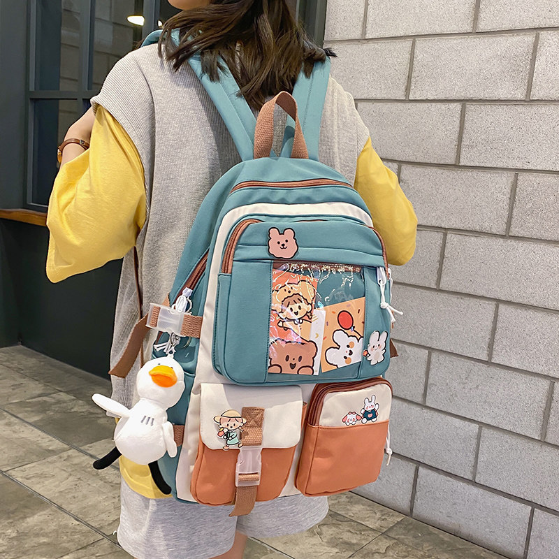 冠军日系书包女小学生三到五六年级背包女双肩包女高中学生初中生