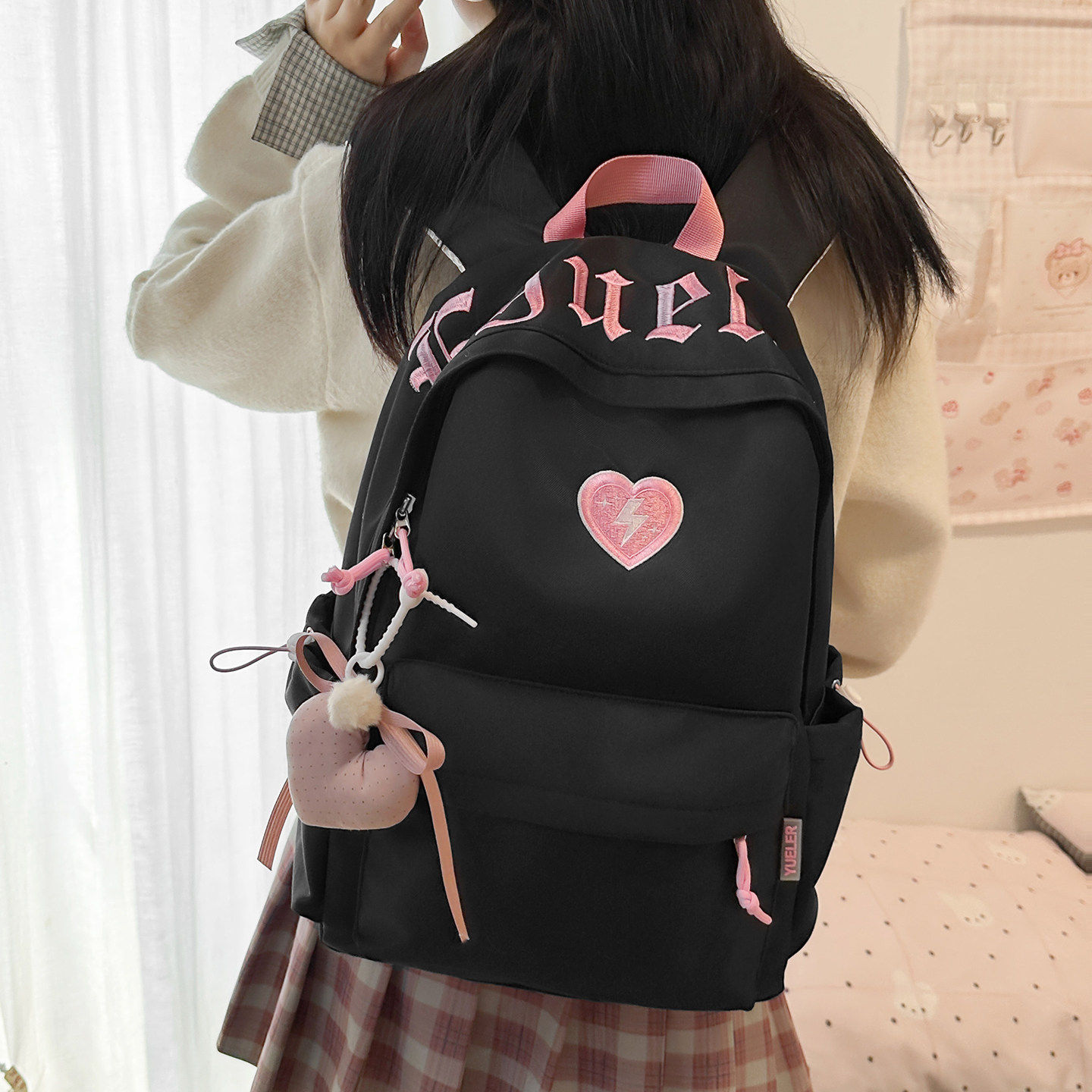 书包女大容量高中生初小学