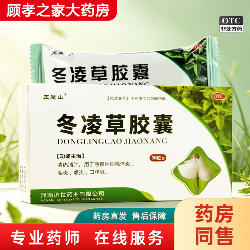 [王屋山]冬凌草胶囊0.3g*30粒/盒