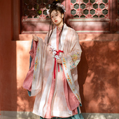 花朝记｜司花令｜传统大放量汉服｜提花绣花｜明制披风立领大襟衫