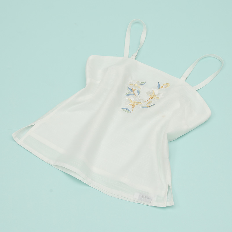 花朝记吊带抹胸对襟内搭齐腰裙