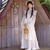 花朝记｜以花之名｜栀子｜日常汉服｜明制竖领汉元 素长衫 云肩衬裙