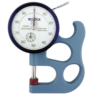 TECLOCK 代理日本得乐SM-112测厚仪厚度计测厚规薄膜布料车衣厚度
