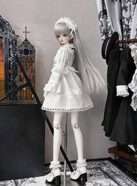 bjd4分娃衣3分4分6分娃娃衣服洛丽塔裙子305060厘米芭比娃娃衣服