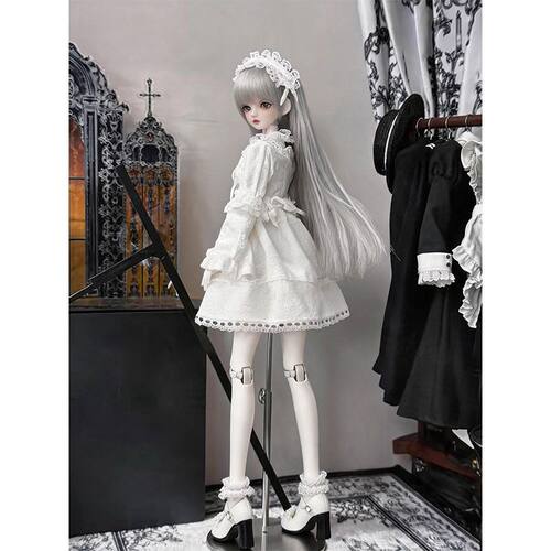 bjd4分娃衣3分4分6分娃娃衣服洛丽塔裙子305060厘米芭比娃娃衣服