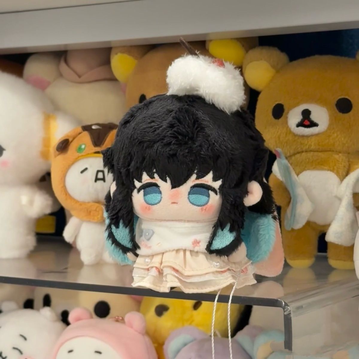 原创鬼灭之刃时透无一郎属性10cm棉花娃娃动漫周边换装礼物新款