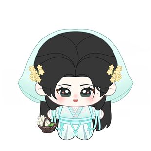 【限量】月鳞绮纪露无衣刘宇属性10CM印花体棉娃限量周边礼物送人