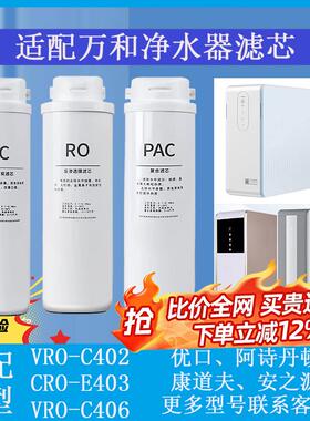 适配万和净水器滤芯VRO-C402/C406/E403反渗透家用净水器